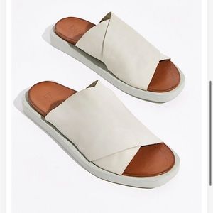 Sadie Slip on Sandals Free People Light Grey